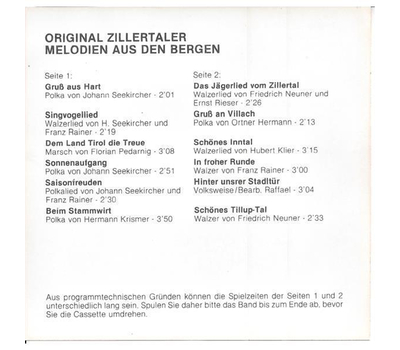 Original Zillertaler - Melodien aus den Bergen