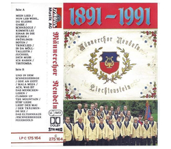 Mnnerchor Nendeln Liechtenstein 1891 - 1991 100 Jahre