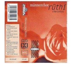 Mnnerchor Rthi Rheintal - Jubilum 1896-1996