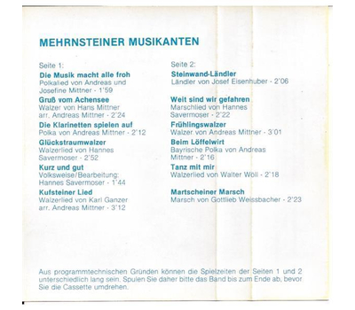 Mehrnsteiner Musikanten - Die Musik macht alle Froh