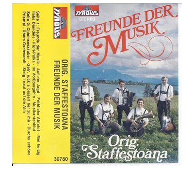 Orig. Staffestoana Musikanten - Freunde der Musik 1980 MC