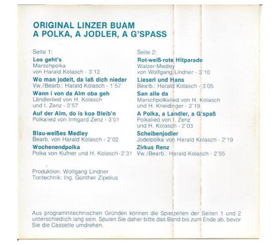 Orig. Linzer Buam - A Polka, a Jodler, a Gspa