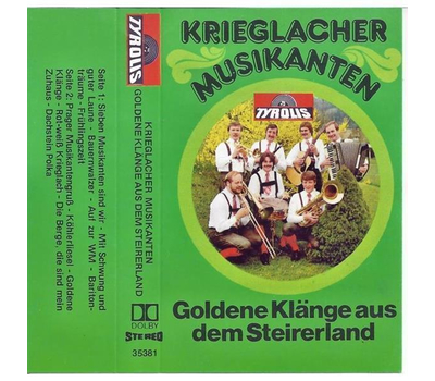 Orig. Krieglacher Musikanten - Goldene Klnge aus dem Steirerland 1981 MC Neu