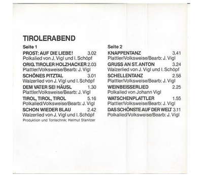 Volkstumsgruppe Wald & Duo Weinbeisser - Tiroler Abend