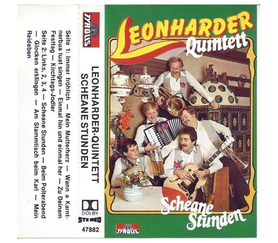 Leonharder Quintett - Scheane Stunden 1982 MC Neu