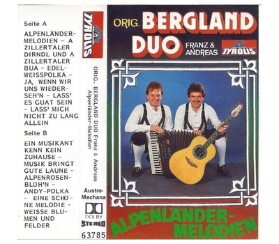 Bergland Duo Franz und Andreas - Alpenlnder-Melodien