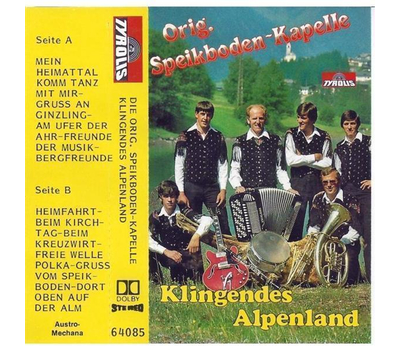 Orig. Speikboden Kapelle - Klingendes Alpenland 1985 MC Neu