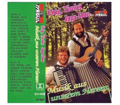 Orig. Tiroler Jaga-Duo - Musik aus unserem Herzen MC Neu 1985