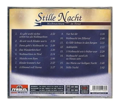 Willi Krll & die Zillertaler Gipfelstrmer - Stille Nacht / Weihnachten in Tirol