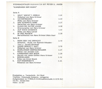 Steinbachtaler Musikanten - Kamaraden der Musik