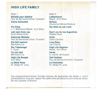 High Life Family - Beliebte Klavier-Melodien