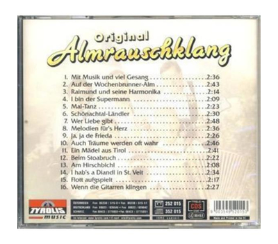 Original Almrauschklang - Mit Musik durchs Alpenland