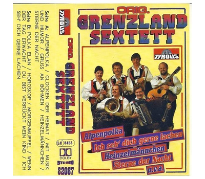 Orig. Grenzland Sextett - Alpenpolka 1987 MC Neu