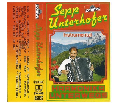 Unterhofer Sepp - Harmonika unterwegs Instrumental 1987 MC Neu