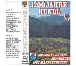 Musikkapelle Kundl - 1200 Jahre Kundl