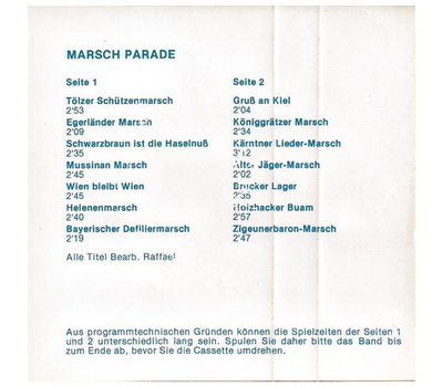 Marsch-Parade MC Neu