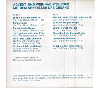 Arnfelser Dreigesang - Advent- und Weihnachtslieder