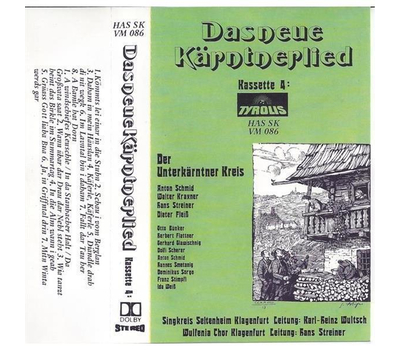 Das Neue Krntnerlied Cassette 4 - Der Unterkrntner Kreis, Wulfenia Chor Klagenfurt & Singkreis Seltenheim Klagenfurt MC