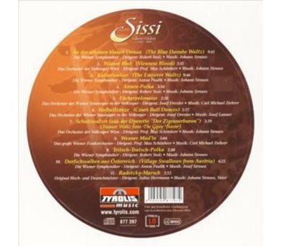 Sissi, die schnsten Melodien ihrer Zeit (CD in Metalldose)