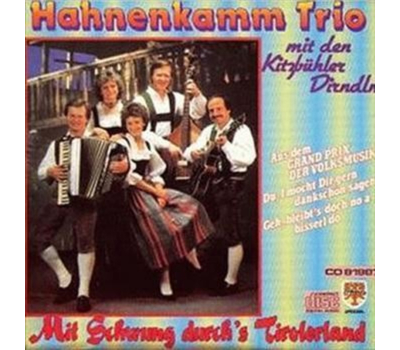 Hahnenkamm Trio mit den Kitzbhler Dirndln - Mit Schwung durchs Tirolerland LP 1987 Neu