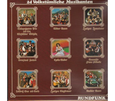24 Volkstmliche Musikanten beliebt und bekannt 1986 2LP Neu