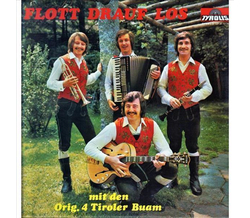 Orig. 4 Tiroler Buam - Flott drauf los 1974 LP Neu