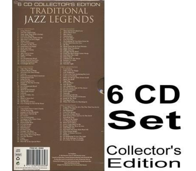 6 CD Collectors Edition - Traditional Jazz Legends 120 Titel