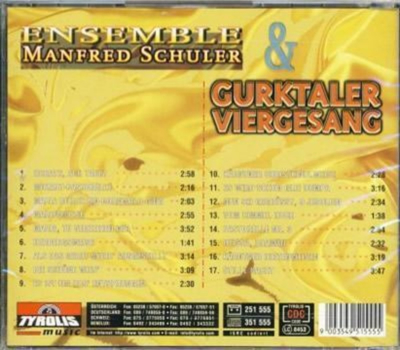Manfred Schuler Ensemble & Gurktaler Viergesang - Nun sei gegrt, o Jesulein